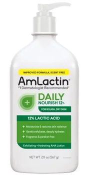 Amlactin Daily Nourish Lotion With 12% Lactic Acid AHA