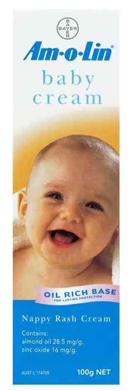 Amolin Baby Cream For Nappy Rash