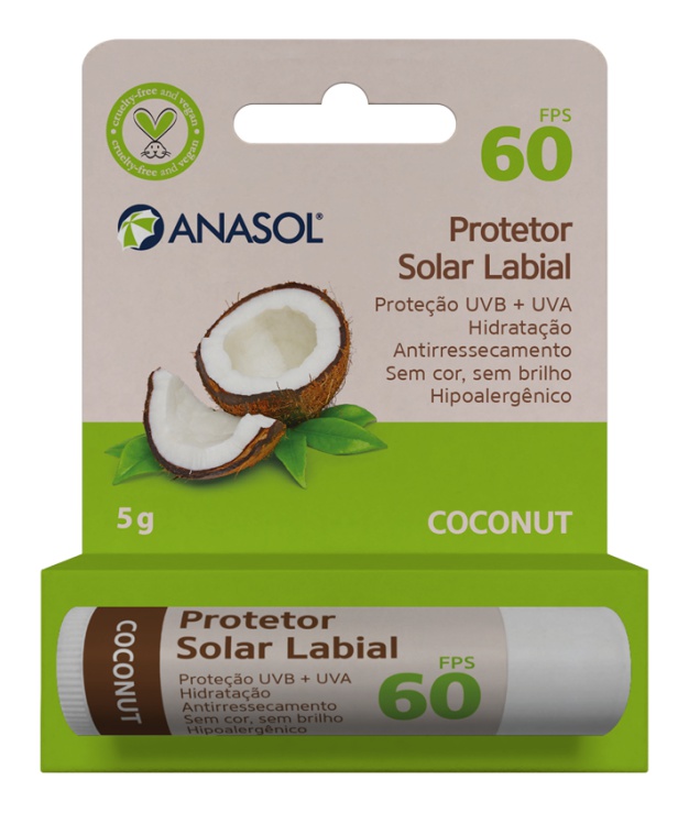 Anasol Protetor Labial FPS 60 Coconut