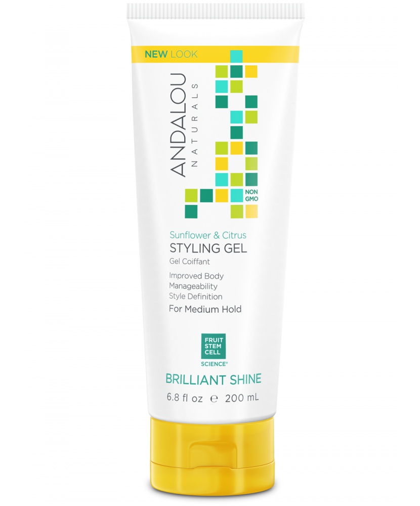 Andalou Naturals Andalou Sunflower And Citrus Medium Hold Styling Gel