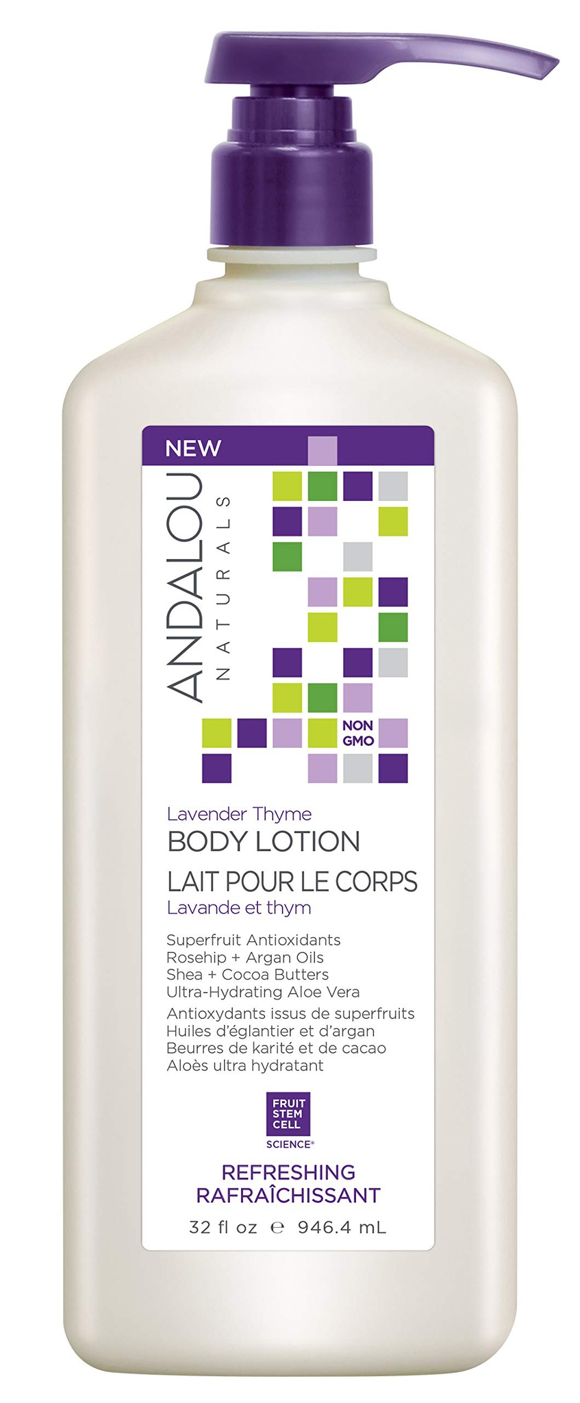 Andalou Naturals Lavender Thyme Refreshing Shower Gel