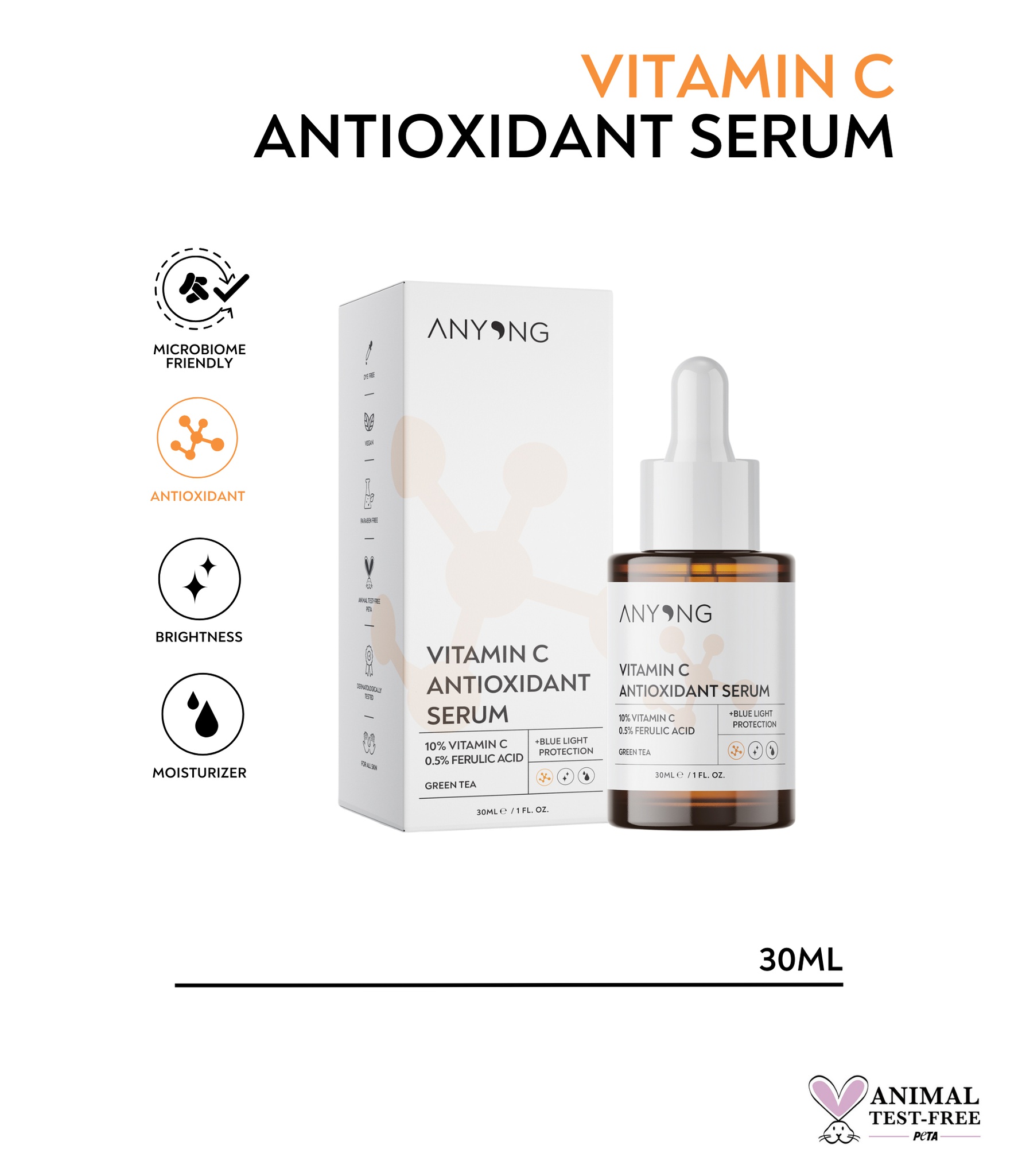 Anyong C Vitamini Antioksidan Yüz Serumu