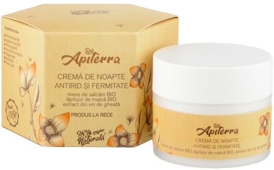 Apiterra Crema De Noapte Antirid Si Fermitate