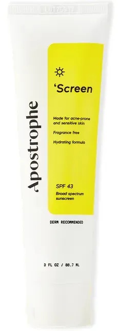 Apostrophe Screen For Acne Prone And Sensitive Skin