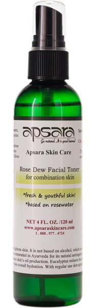 Apsara Skin Care Rose Dew Natural Facial Toner