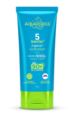 Aqualogica 5 Barrier+ Repair Sunscreen With Avocado & 5 Essential Ceramides SPF 50 Pa++++ UVA/b