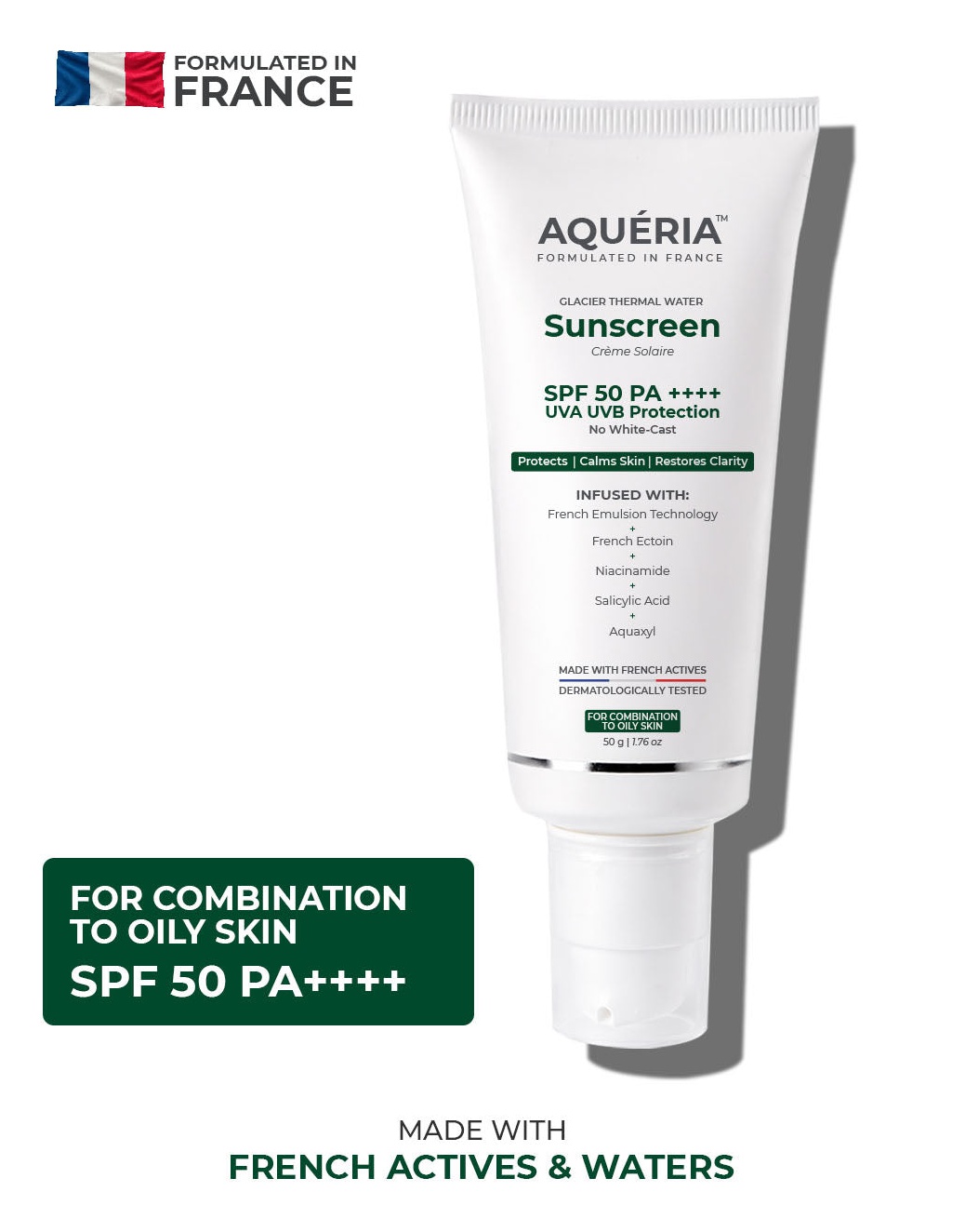 Aqueria Oil-control French Gel Sunscreen SPF 50 Pa++++