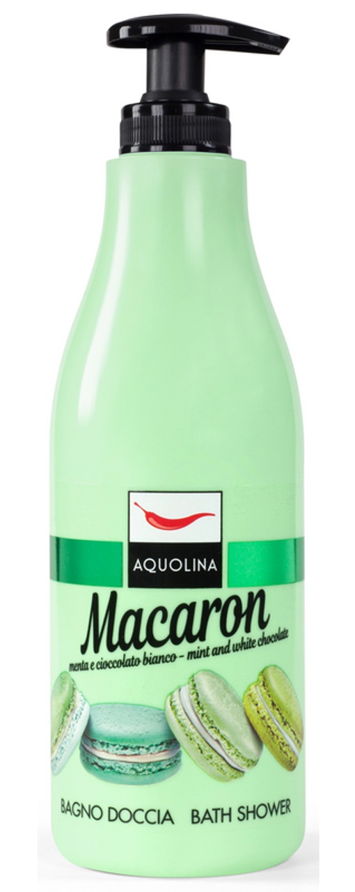 Aquolina Macaron Menta E Cioccolato Bianco [Mint & White Chocolate] Bath & Shower Gel
