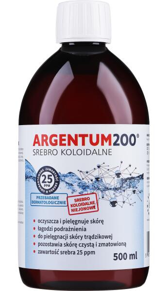 Argentum200 Tonik Ze Srebrem Koloidalnym
