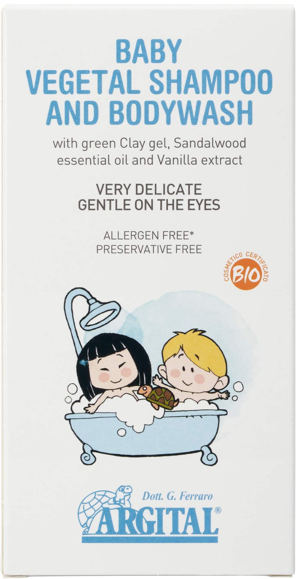 Argital Baby Vegetal Shampoo And Bodywash