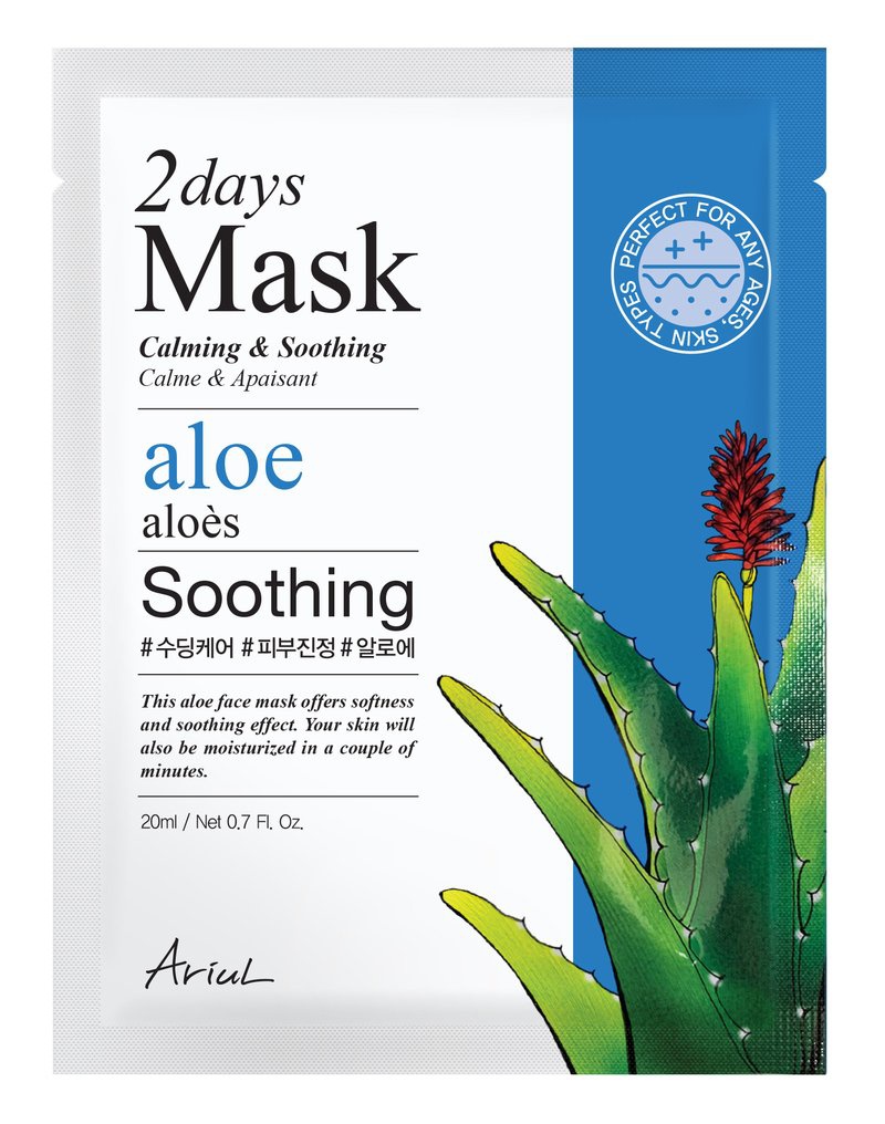 Ariul 2 Days Mask Aloe Calming & Soothing