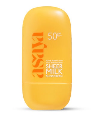 Asaya Sheer Milk Sunscreen SPF 50 Pa++++