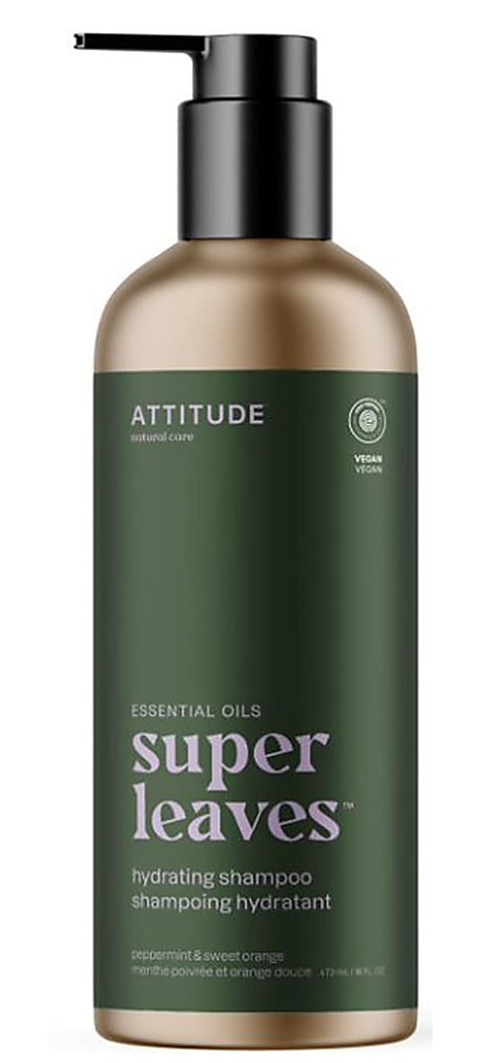 Attitude Super Leaves™ | Essential Oils : Hydrating Shampoo – Peppermint & Sweet Orange