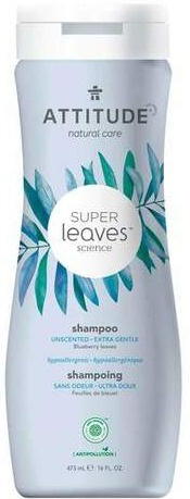 Attitude Super Leaves Shampoo — Unscented, Blueberry Leaves