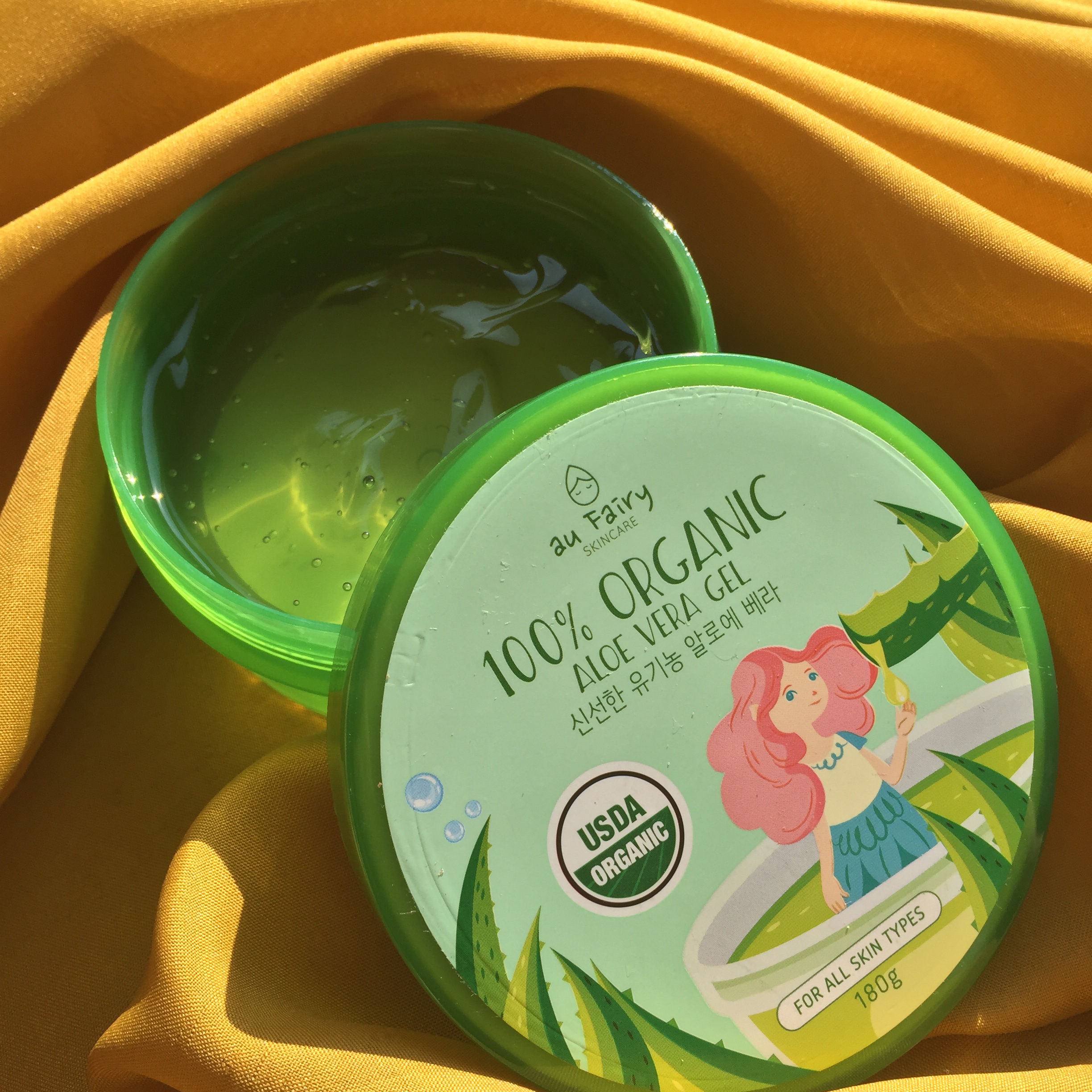 Au Fairy Soothing Spell 100% Organic Aloe Vera Gel