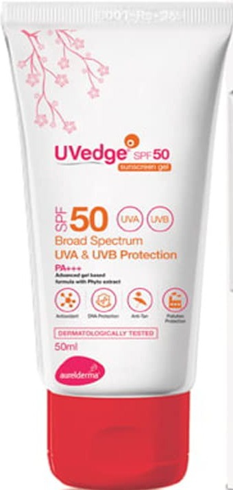 Aurelderma UVedge SPF 50 Sunscreen Gel