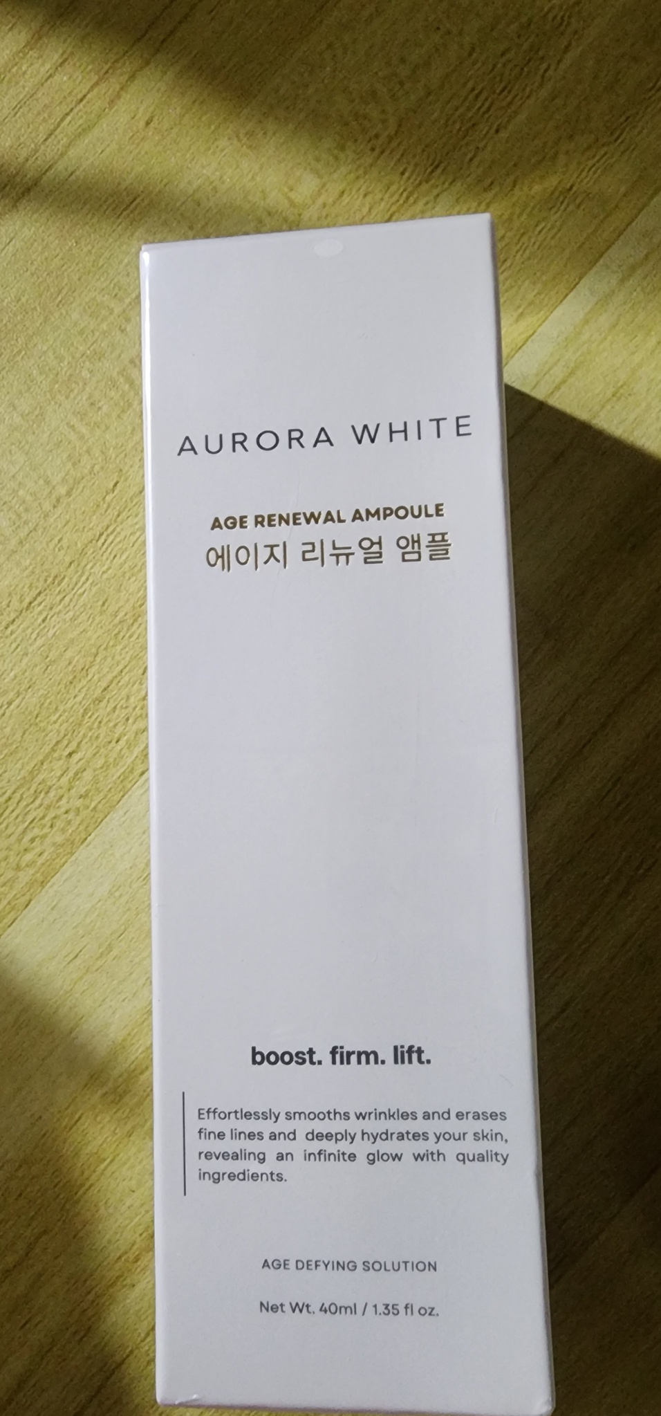 Aurora White Age Renewal Ampoule