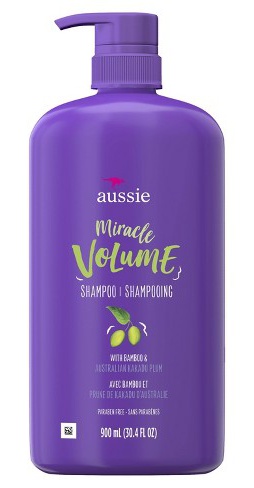 Aussie Miracle Volume Shampoo For Fine Hair, Plum & Bamboo