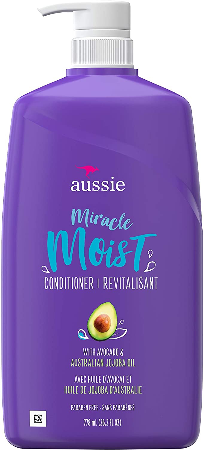 Aussie Paraben-Free Miracle Moist Conditioner For Dry Hair, Avocado & Jojoba