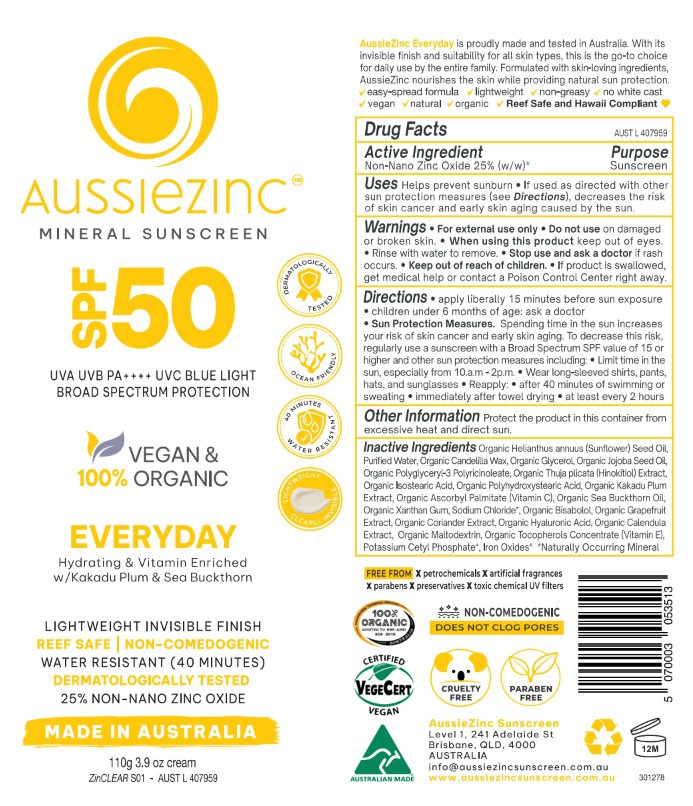 Aussie Zinc Sunscreen Everyday