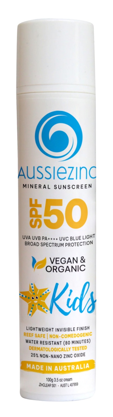 AussieZinc Mineral Sunscreen Kids SPF50+