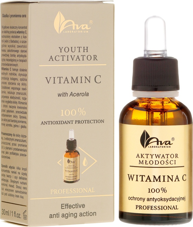 Ava Laboratorium Anti-Aging Gesichtsserum Mit Vitamin C Und Acerola