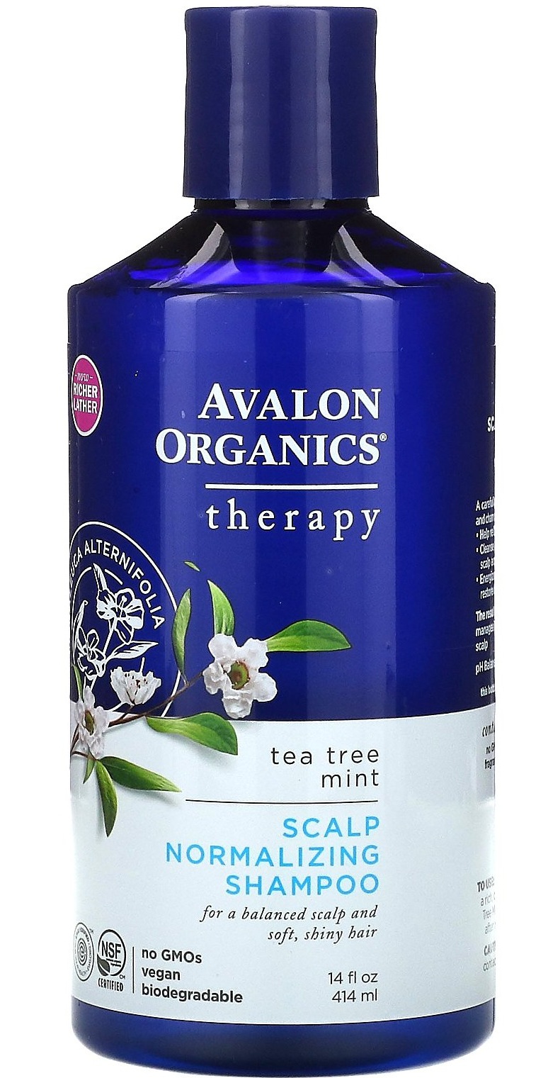 Avalon Organics Scalp Normalizing Shampoo Tea Tree Mint