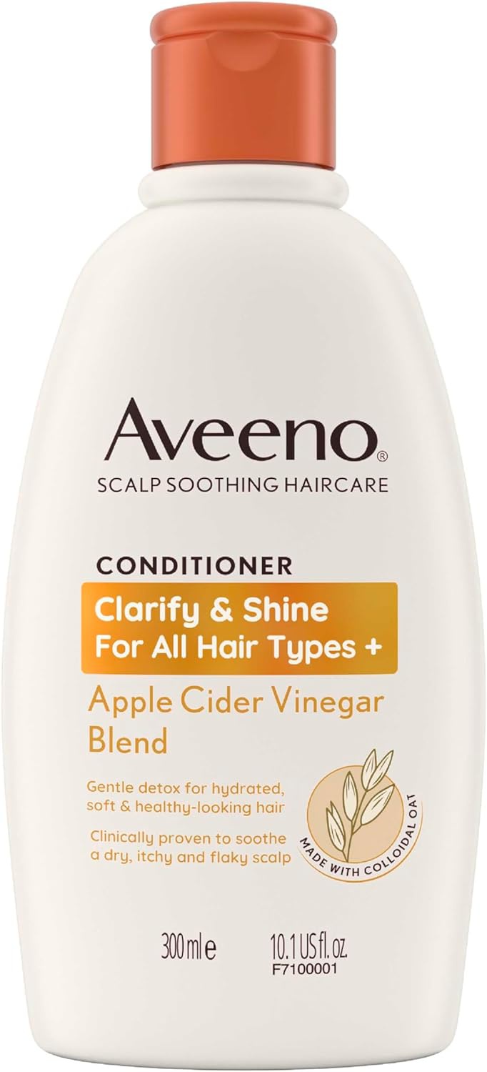 Aveeno Clarify And Shine Apple Cider Vinegar Scalp Soothing Conditioner