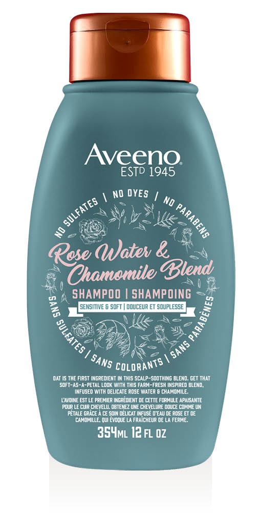 Aveeno Rose Water and Chamomile Sensitive and Soft Shampoo