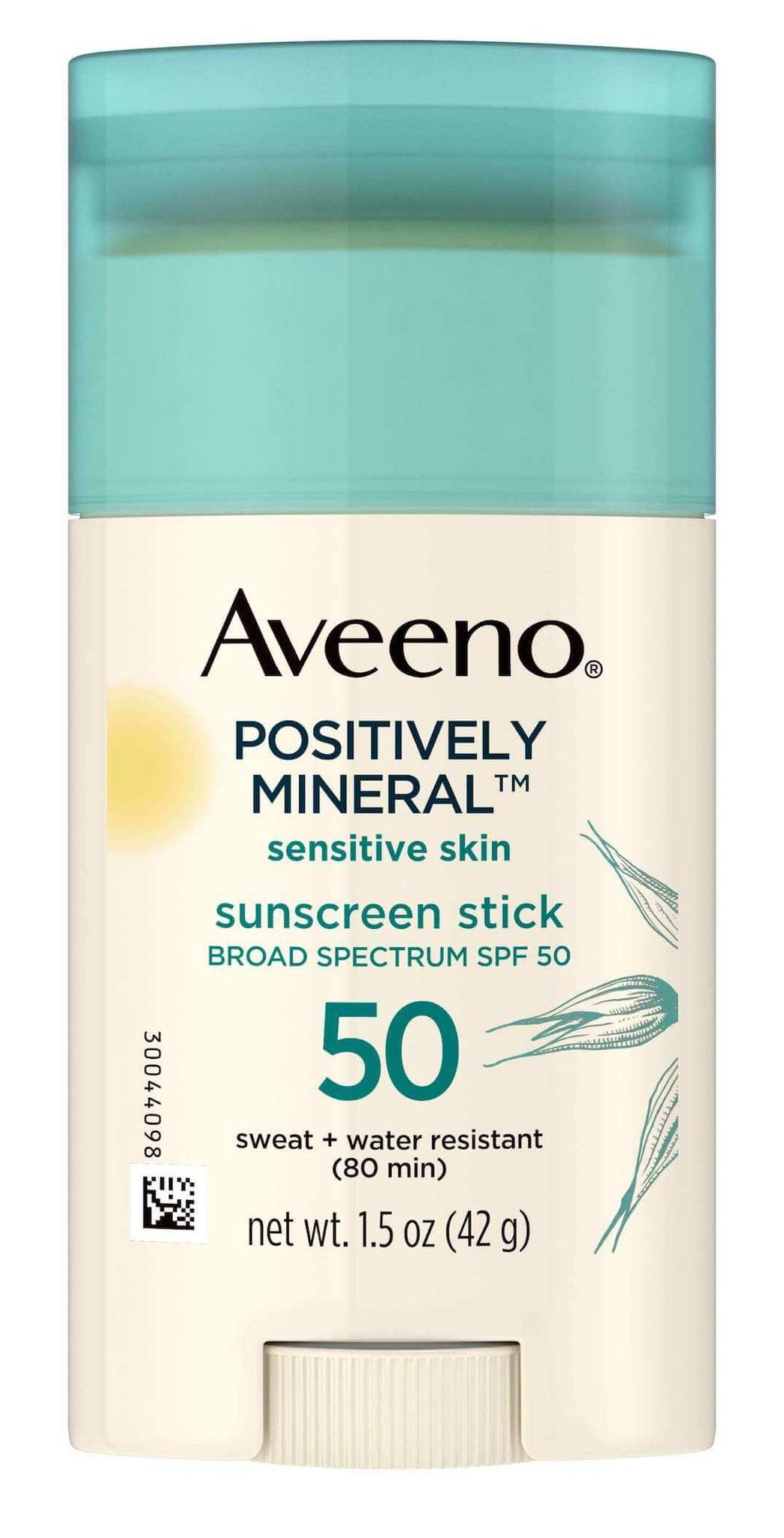 Aveeno Sensitive Skin SPF 50 Mineral Sunscreen Stick Broad Spectrum UVA+UVB