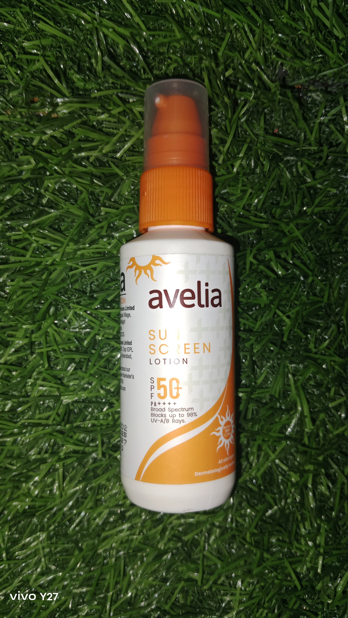 Avelia Sunscreen Lotion SPF50+