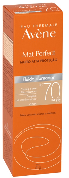 Avene Protetor Solar Mat Perfect Clareador FPS 70