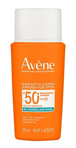 Avene Sunsitive® Oil Control Sunscreen Fluid SPF50+