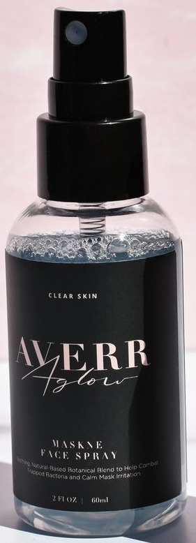 Averr Aglow Maskne Face Spray