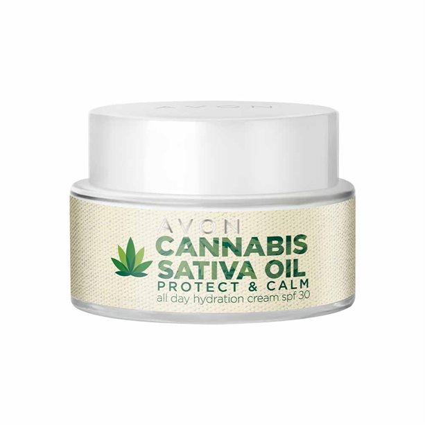 Avon Cannabis Sativa Oil All Day Hydration Cream Spf30