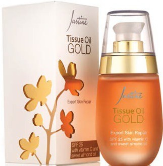 Avon Justine Tissue Oil Gold