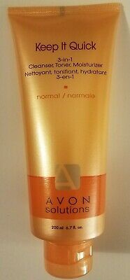 Avon Keep It Quick 3 In 1 Cleanser, Toner, Moisturizer