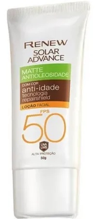 Avon Renew Solar Avance Matte Antioleosidade e antiedade FPS 50