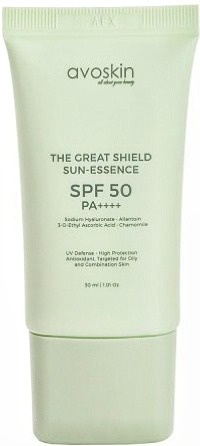 Avoskin The Great Shield Sun-Essence SPF 50 PA++++ (2022)