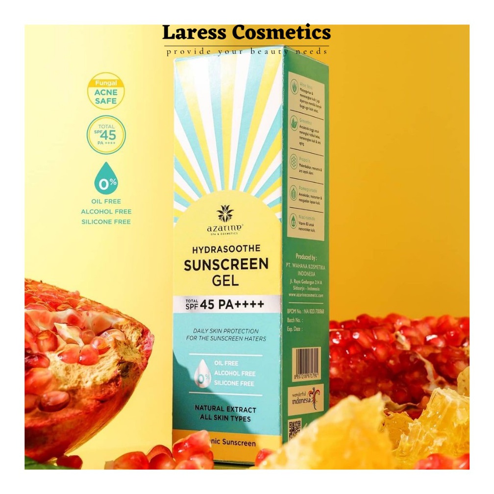 Azarine Cosmetic Hydrasoothe Sunscreen Gel SPF 45 Pa ++++