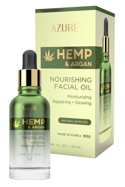 Azure Hemp & Argan Nourishing Facial Oil