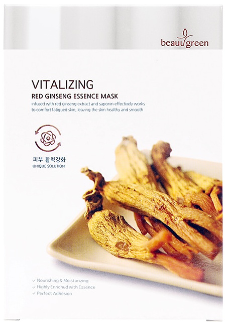 BEAUUGREEN Vitalizing Red Ginseng Essence Mask