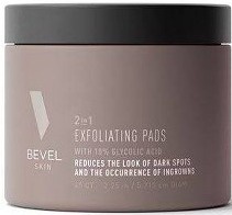 BEVEL Exfoliating 10% Glycolic Acid Toner Pads