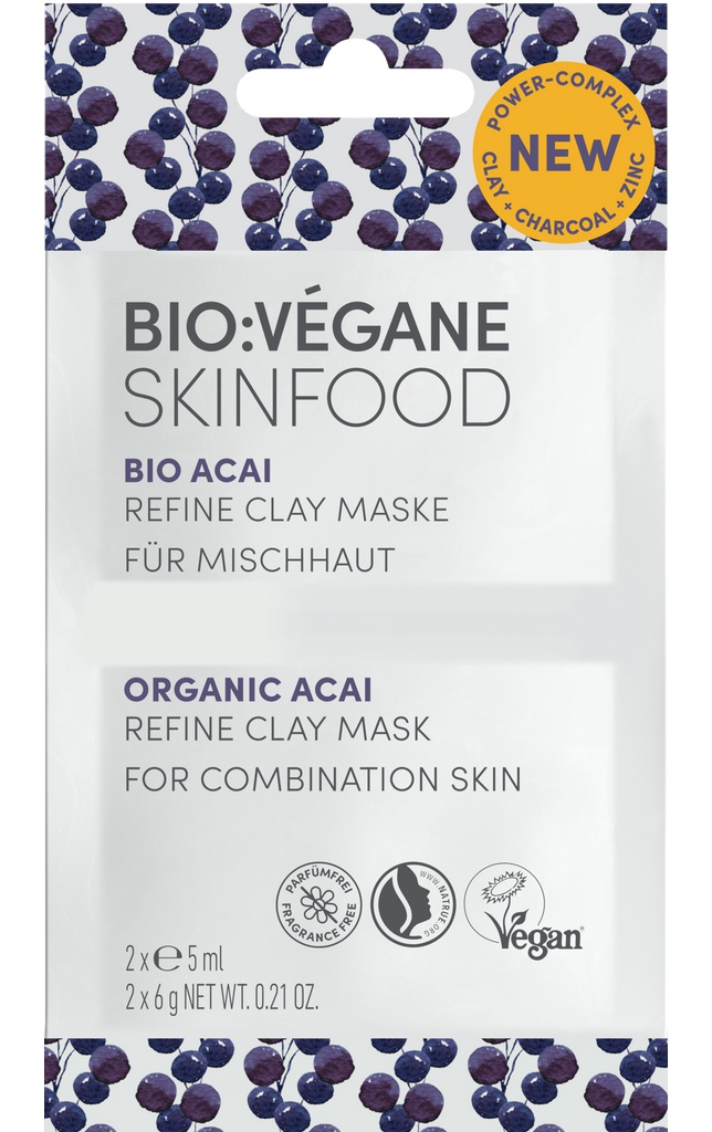 BIO VÉGANE Bio Acai Refine Clay Mask