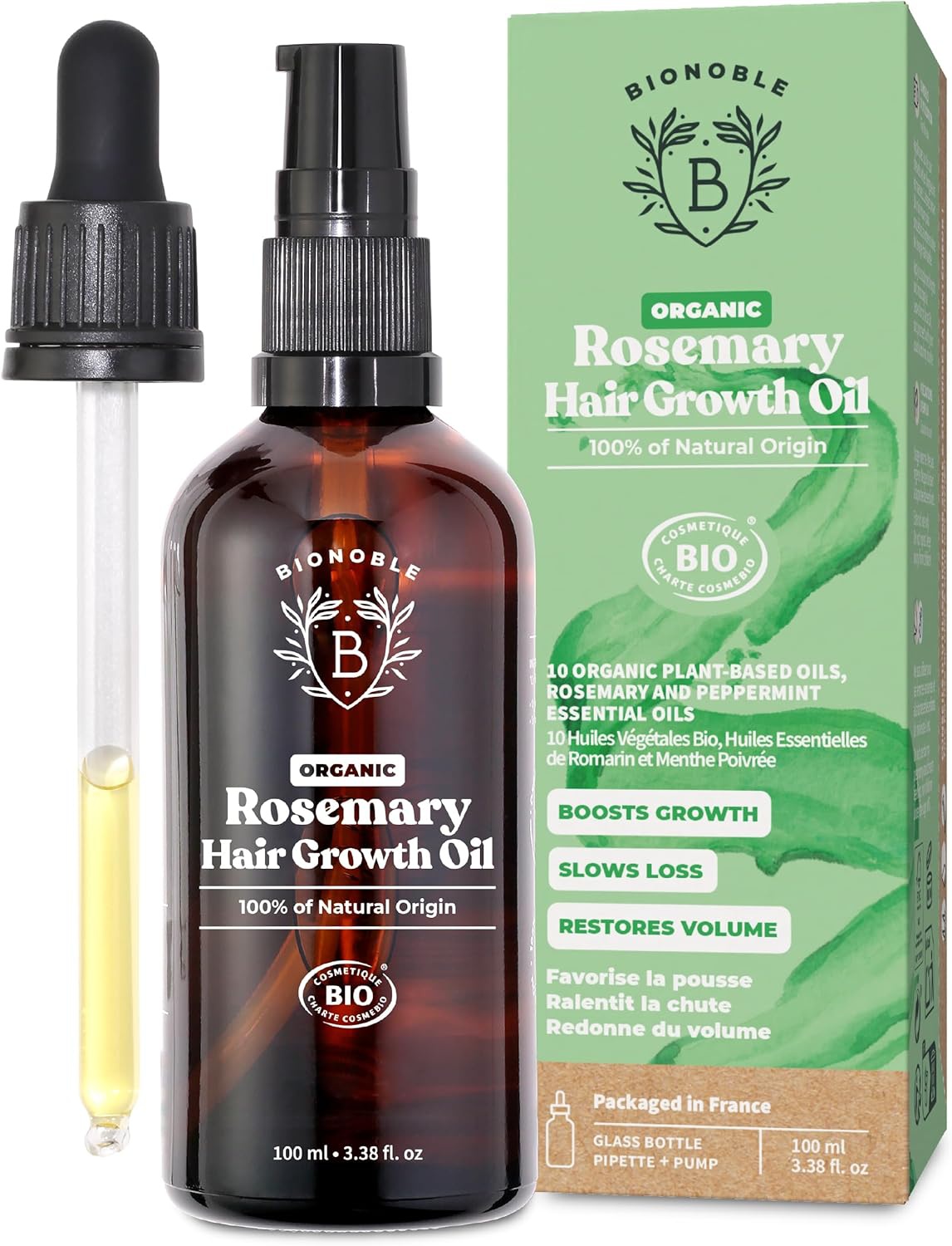 BIONOBLE Organic Rosemary Hair Growth Oil