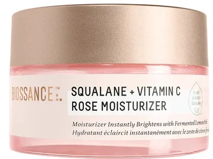 BIOSSANCE Squalane + Vitamin C Rose Moisturizer