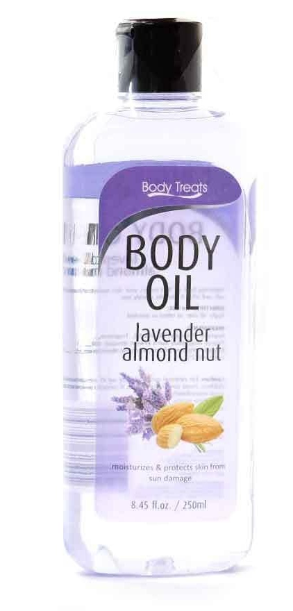 BODY TREATS Body Oil Lavender Almond Nut