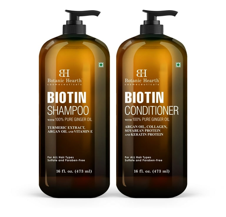 BOTANIC HEARTH Biotin Shampoo With 100% Pure Ginger Oil