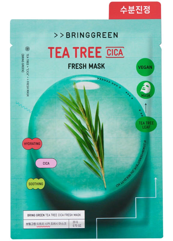 BRINGGREEN Tea Tree Cica Fresh Mask