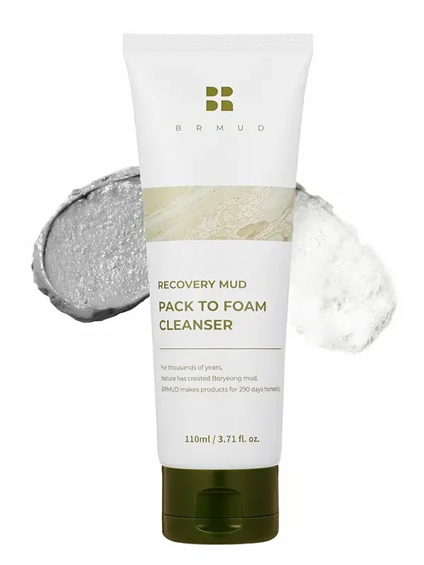 BRMUD Relief Mud Pack To Foam Cleanser